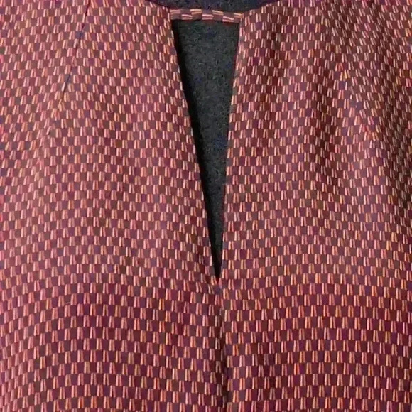 Armani Exchange Blouse -- Size XS -- Burgundy, Eyelet Detail Front, 100% Silk - Picture 2 of 5